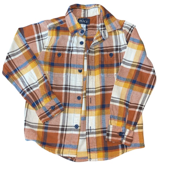 Boy’s Fall toned Flanel shirt - Picture 1 of 3